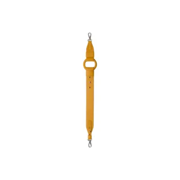 PRADA Saffiano Leather Bag Straps Women's Yellow