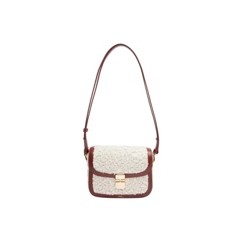 A.P.C Grace Foldover Top Small Crossbody Bag