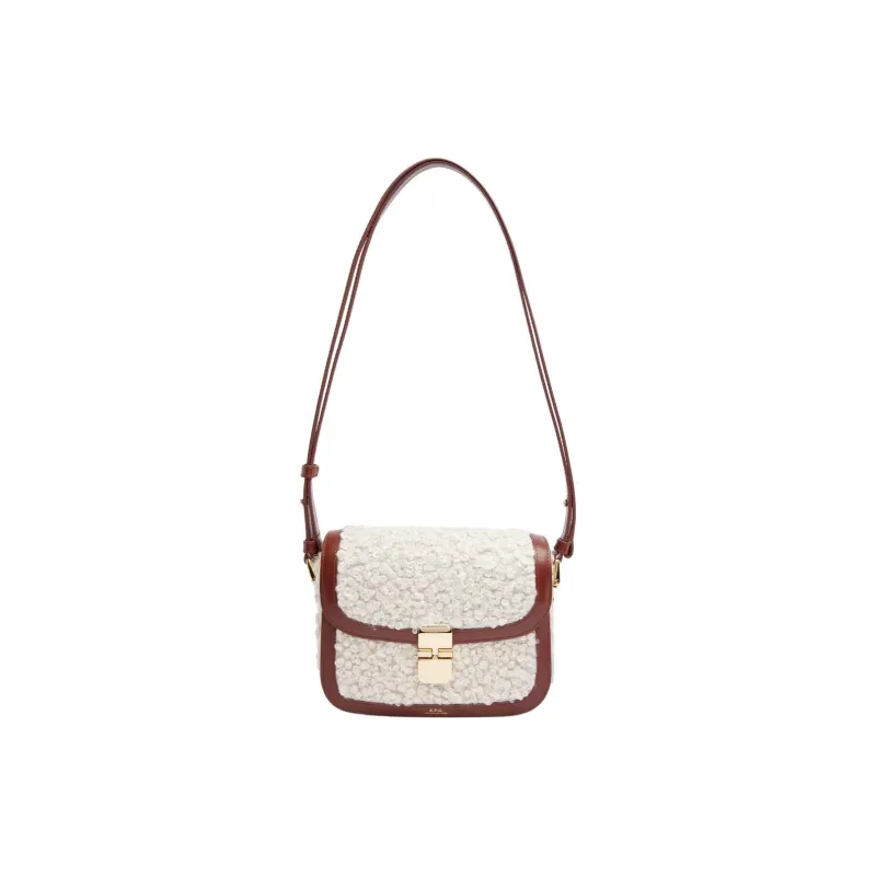 A.P.C Grace Foldover Top Small Crossbody Bag-0