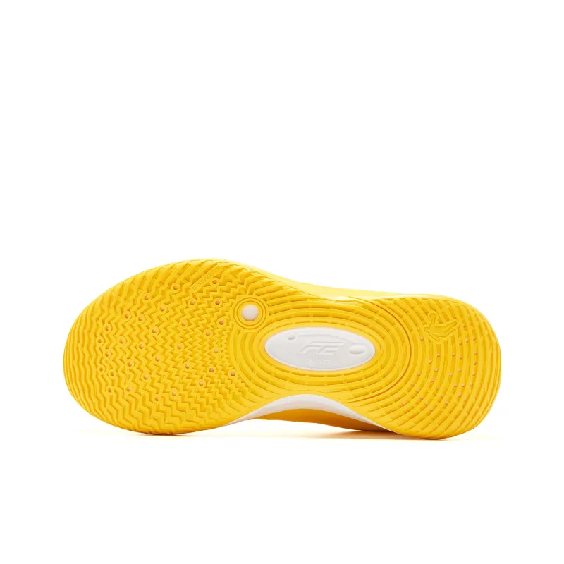 QIAODAN FE2.5 Basketball Shoes Men Low Top Bright Yellow/Jordan White-4