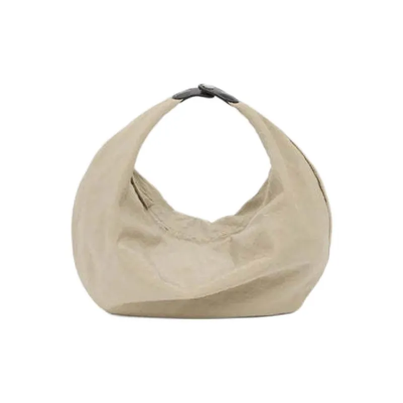 Lemaire Nylon Croissant Bag, Crossbody Bag, Shoulder Bag Large Size Women's Light Beige-2