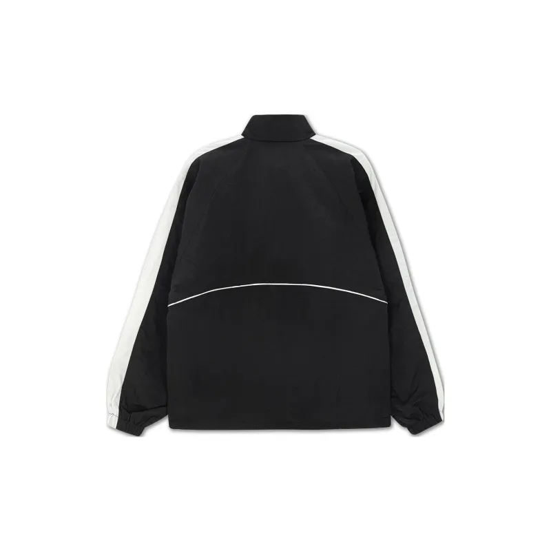JOEGUSH My Cat Is Rockstar Nylon Track Jacket Jackets Coats Unisex Black-1