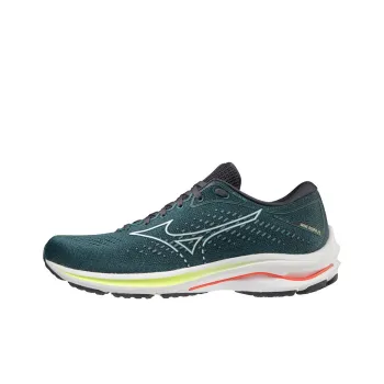 Mizuno Wave Rider 25 Anti Slip And Wear Resistant Rebound Low Top Running Shoes Men's Turquoise