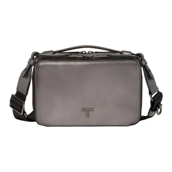 TUMI Leather Handbag Shoulder Bag Crossbody Bag Regular Women's Metallic