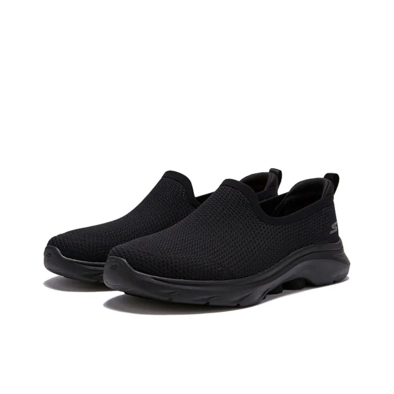 Skechers GO WALK 7 Anti Slip Wear Resistant Low Top Casual Shoes Women's Black-2
