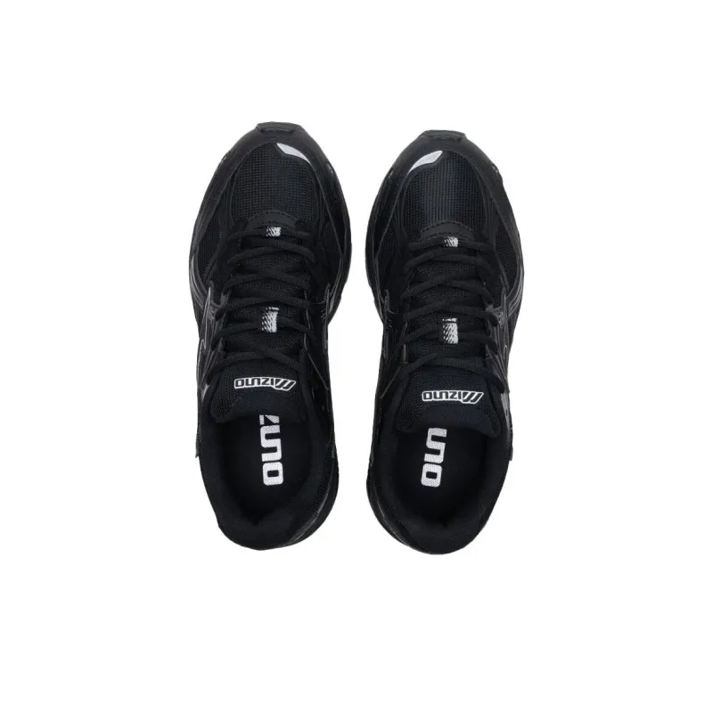 Mizuno LG 10S Cushioned Anti Slip Wear Resistant Breathable Lightweight Low Top Running Shoes Unisex Black-2