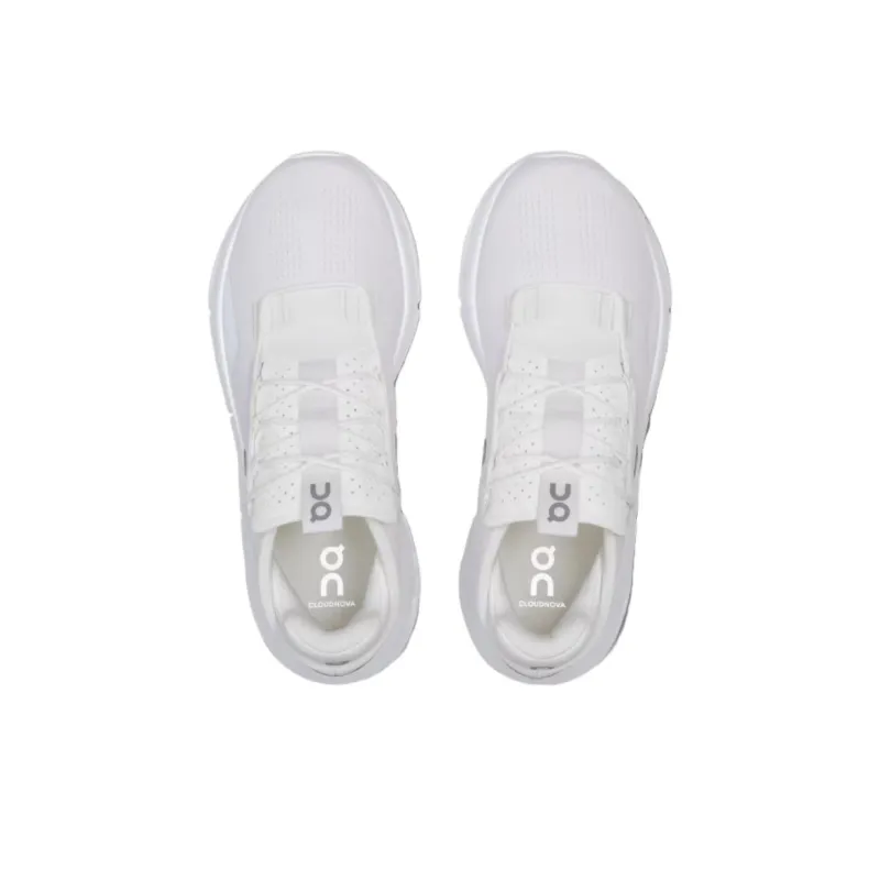 On Running Cloudnova 2 All White Women's-2