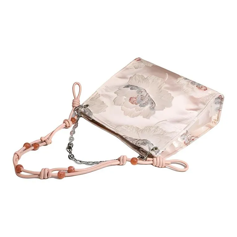 H YXIANG PU Shoulder Bag Regular Women's Black/Pink-7