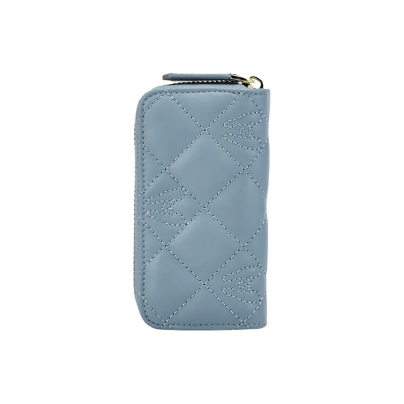 Hush Puppies Cow Split Leather Key Pouch Regular Women's Blue-5