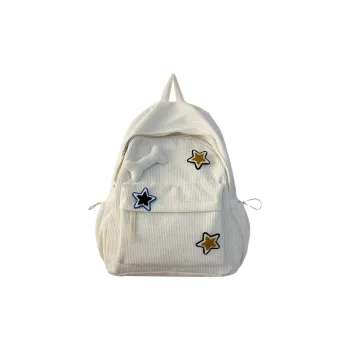 RUIPAI Corduroy Backpack Regular Women's Ecru/Black/Jasper/Brown