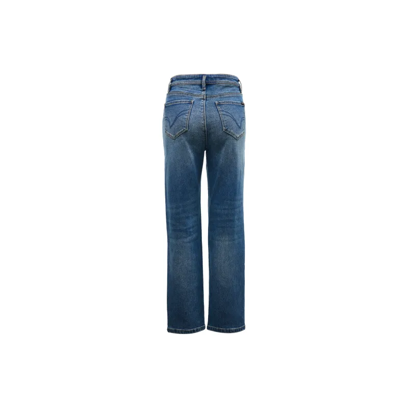 ONLY Straight Fit Ankle Length Pants Jeans Women's-5