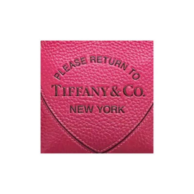 TIFFANY & CO. Return To Tiffany™ Series Taurillon Leather Handbag Shoulder Bag Crossbody Bag Small Size Women's Red-5
