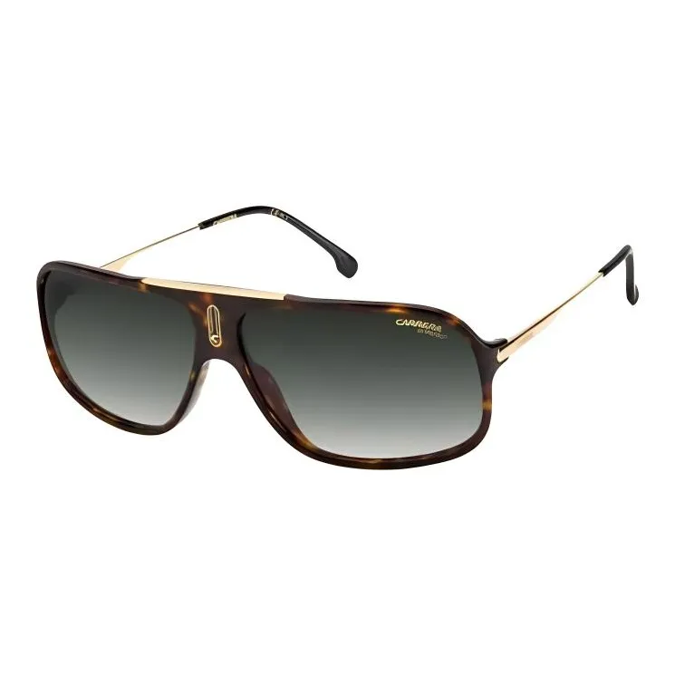 CARRERA Rectangular Sunglasses Women's Deep Havana Color-0