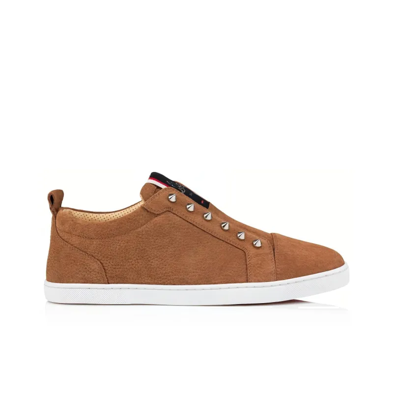 CL F.A.V Fique A Vontade Low Top Skateboard Shoes Men's Brown-1
