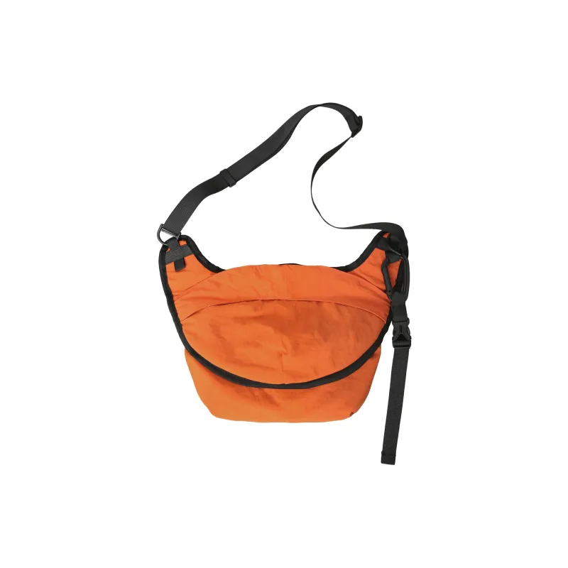Yalu Nylon Shoulder Bag Regular Unisex Beige Yellow/Black/Orange/Camel-5