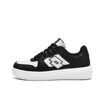LOTTO Anti Slip Wear Resistant Low Top Skateboard Shoes Women's Black White