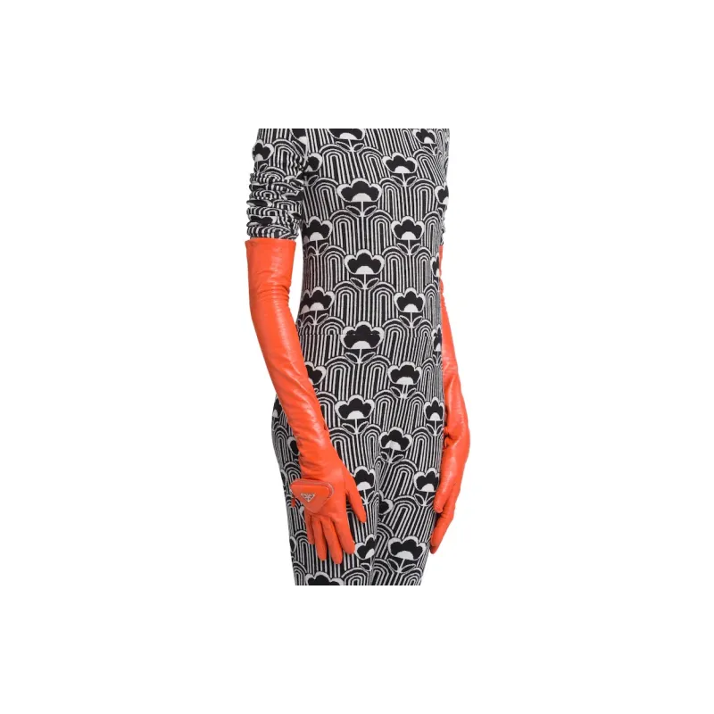 PRADA Gloves Unisex Orange-1