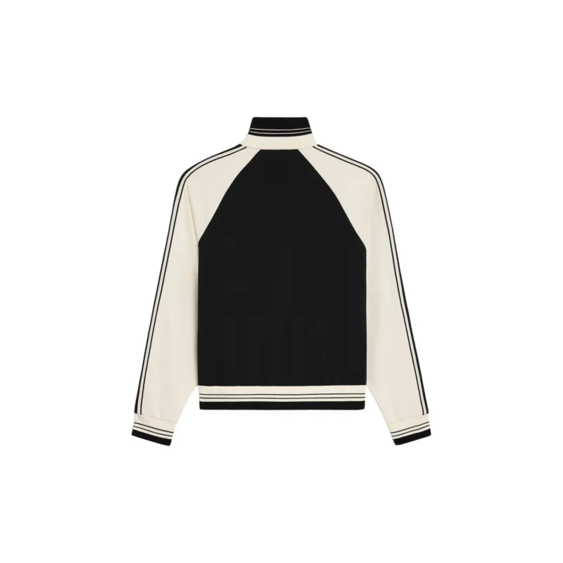 CELINE Triomphe Tracksuit Jacket In Double Face Jersey-1