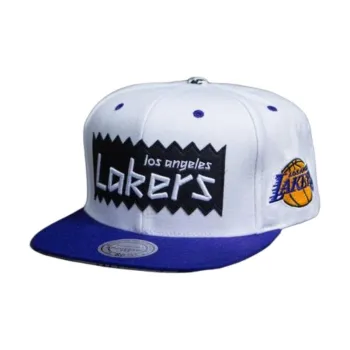 Mitchell Ness Los Angeles Lakers STA3 Wool Snapback Cap