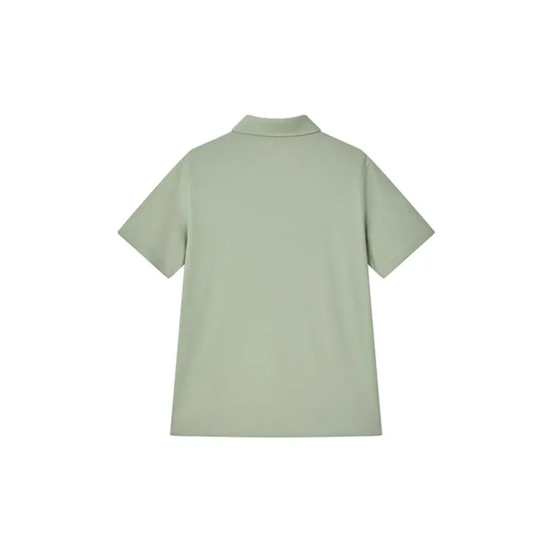 PONY Polo Shirt Men's Gray Green-1