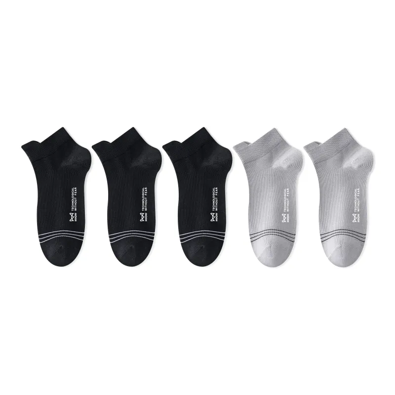 MIIOW Cool One Summer Series Ankle Socks Men's 5 Pack-5