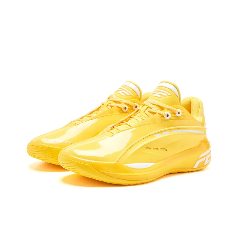 QIAODAN FE2.5 Basketball Shoes Men Low Top Bright Yellow/Jordan White-2