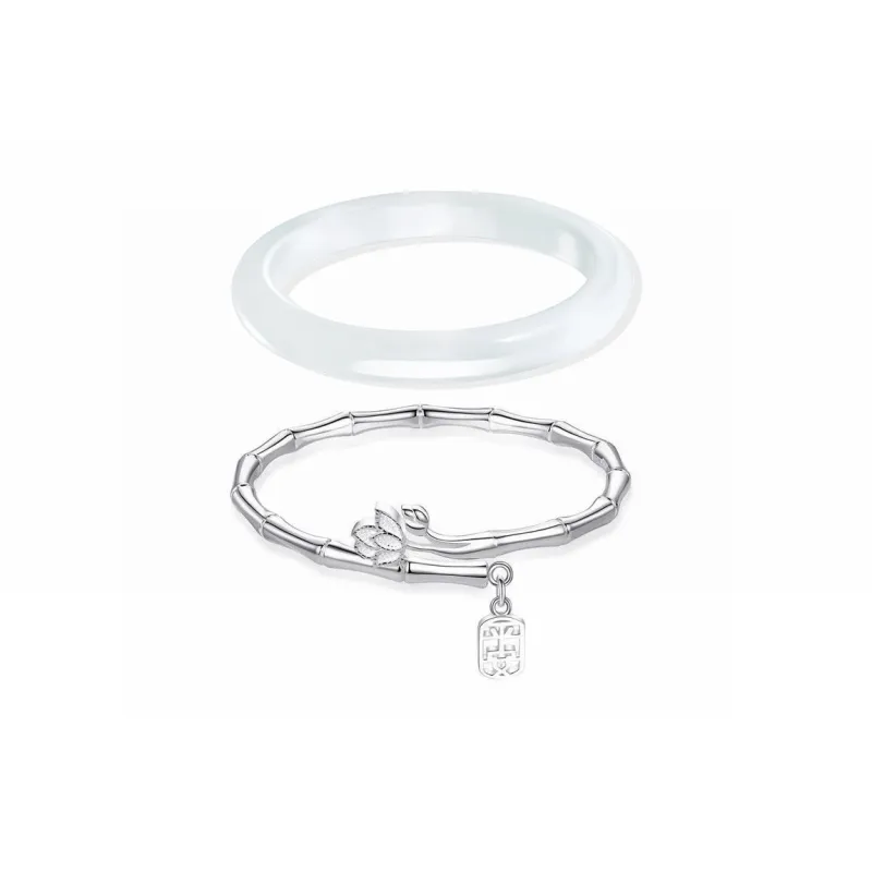 Muyan Colored Glaze Bangles Women's-0