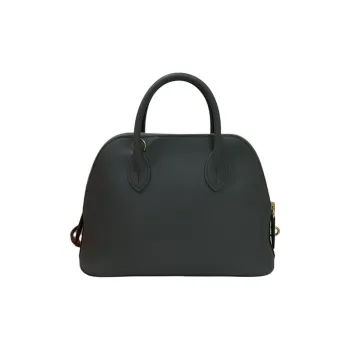 HERMES Bolide Evercolor Leather Shoulder Bag Crossbody Bag Handbag Women's 63 Vert Amande Apricot Green/Almond Green