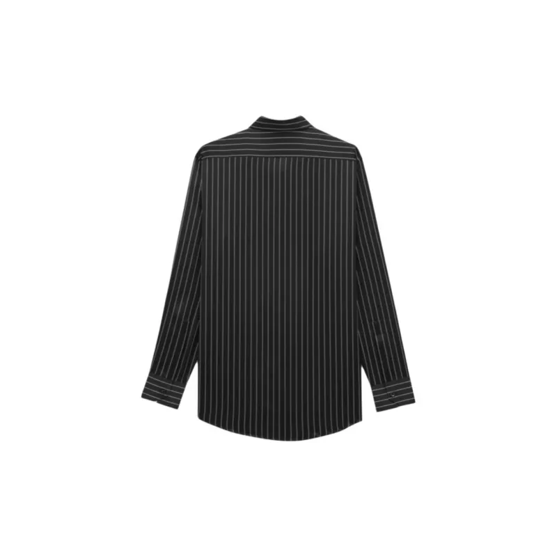 SAINT LAURENT Striped Buttoned Shirt-1