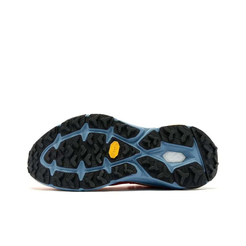 QIAODAN Mountain God 2.0 Running Shoes Men Low Top Bright Orange/Shadow Blue-4