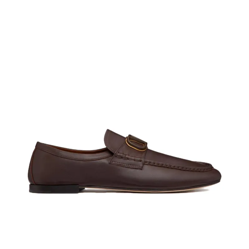 Valentino VLogo Signature Slip On Loafers-1