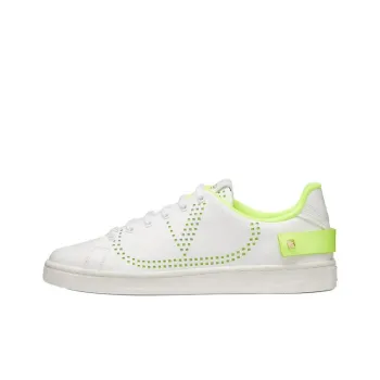 Valentino Women's Backnet Sneaker 'White Lime'