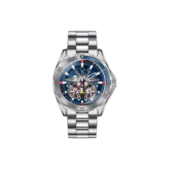 INVICTA Wrist Watch Automatic Mechanical Movement Stainless Steel Strap 51.5mm Blue Dial Men's Watches