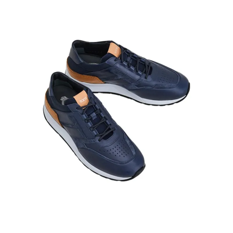 TOD'S Low Top Running Shoes Men's Blue-2