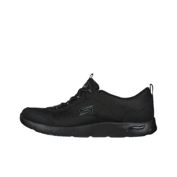 Skechers ARCH FIT REFINE Anti-Slip Wear-Resistant Low-Top Casual Shoes Women's Black