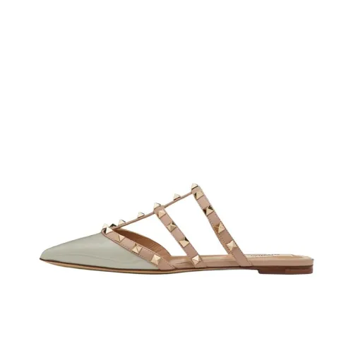 Valentino Rockstud Women's Casual Shoes Women's Gray