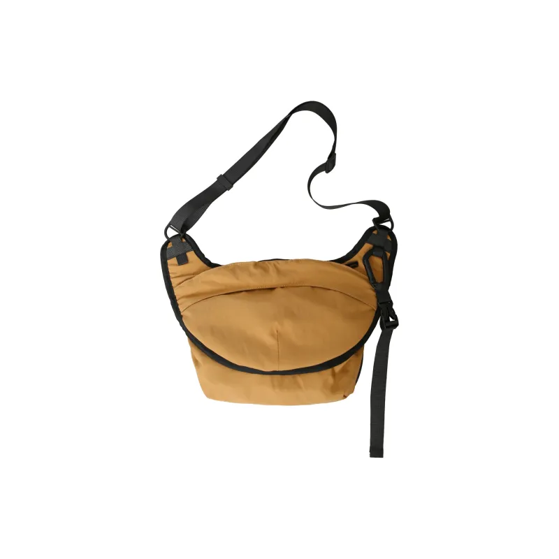 Yalu Nylon Shoulder Bag Regular Unisex Beige Yellow/Black/Orange/Camel-6