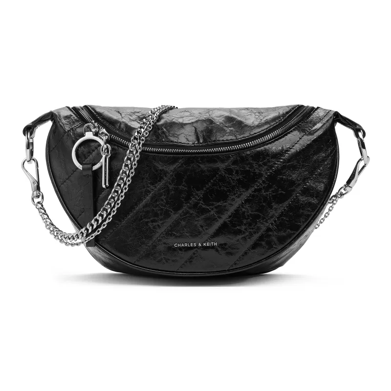 CHARLES&KEITH PU Crossbody Bags Medium Size Women's Multicolor-0