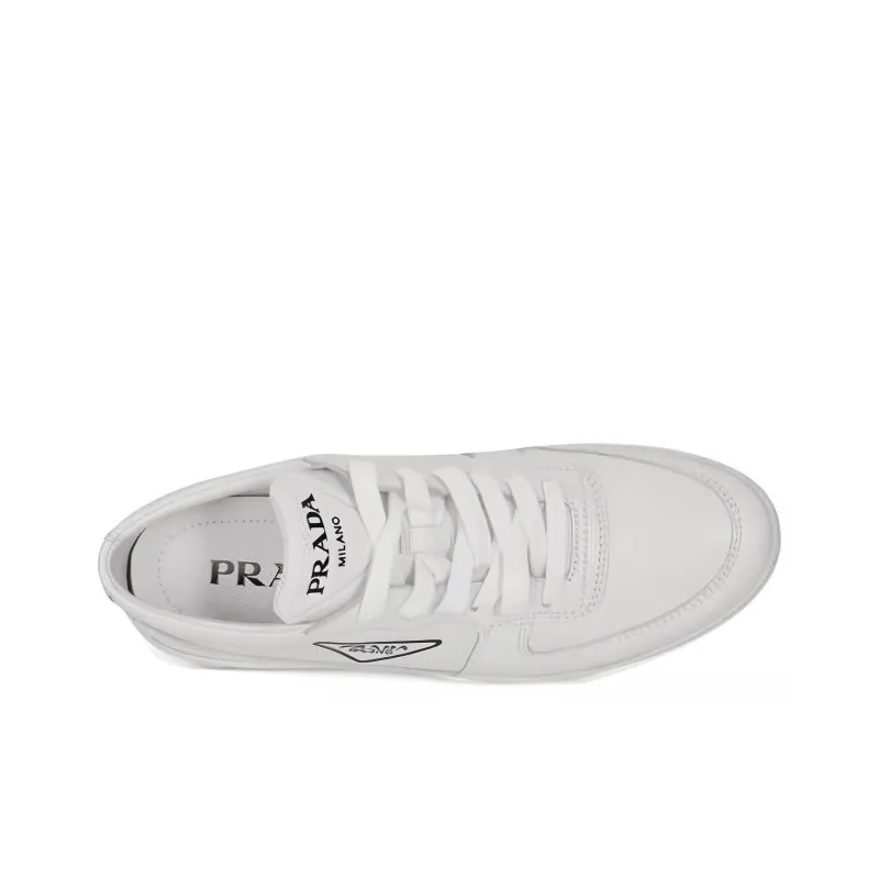 PRADA Low Top Skateboard Shoes Women's White-2