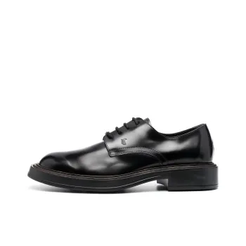 TOD'S Almond Toe Lace Up Oxford Shoes