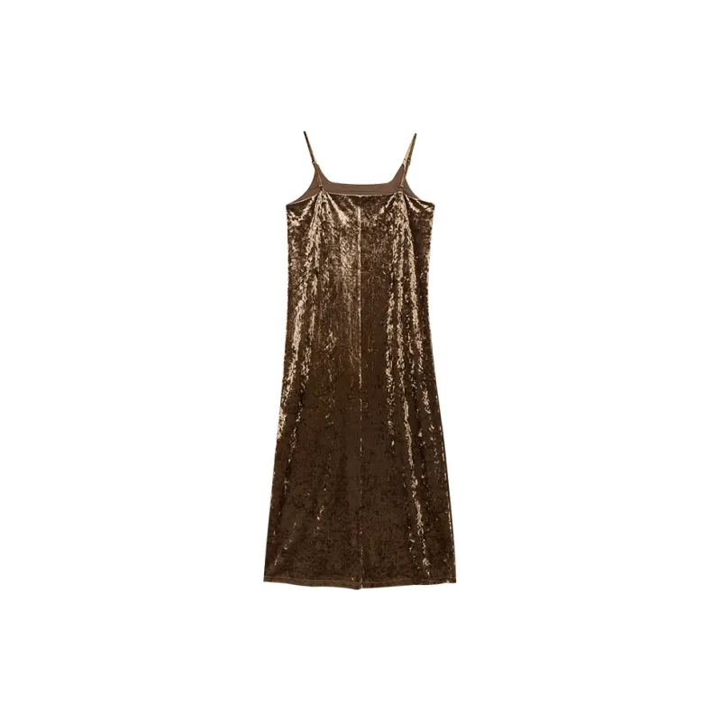 THE SEA LIFE Slip Dress Women's Chestnut-1
