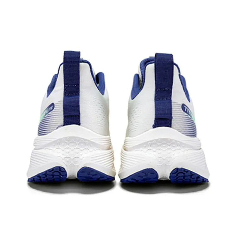 361° Anti Slip Wear Resistant Low Top Casual Running Shoes Men's White Blue-4