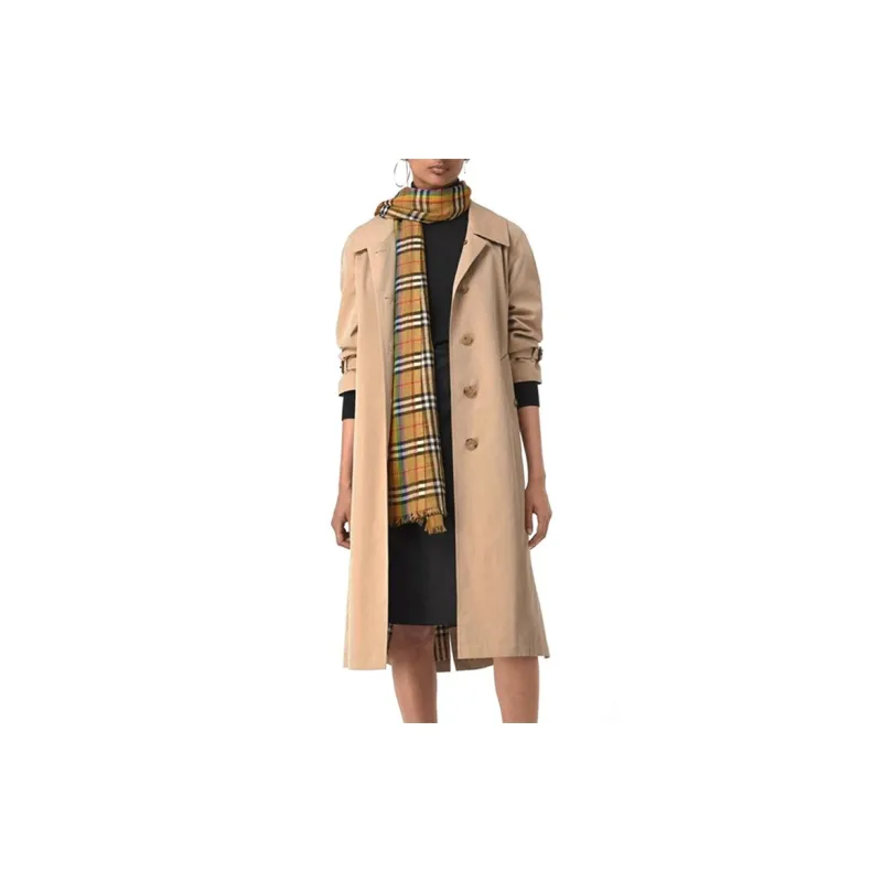 Burberry Knit Scarves Women's Yellow-3