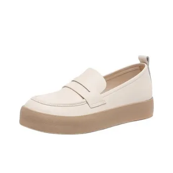 RED DRAGONFLY Loafers 3cm Women's Ecru
