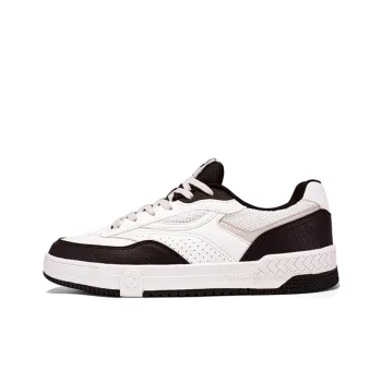 361° Anti Slip Wear Resistant Low Top Skateboard Shoes Men's White Brown
