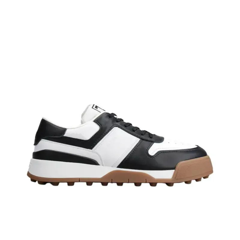 TOD'S Panelled Lace Up Sneakers-1