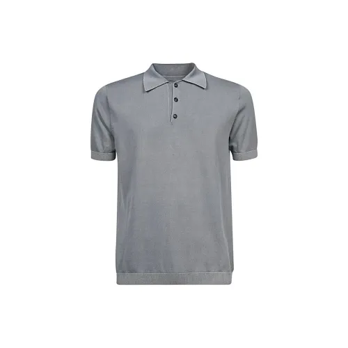 ORIGINAL VINTAGE STYLE Polo Shirts Men Gray