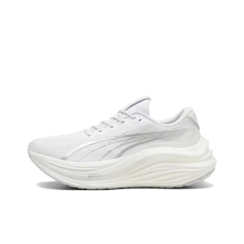 PUMA Anti Slip Wear Resistant Low Top Running Shoes Men's White-0