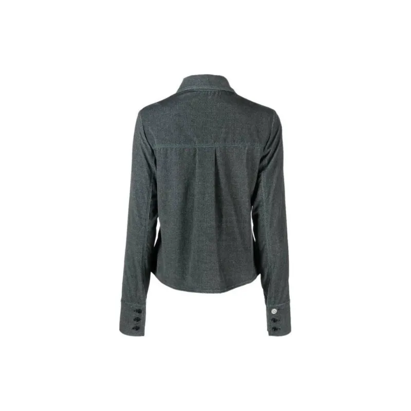CORMIO Katy Patch Long-Sleeved Shirt-1