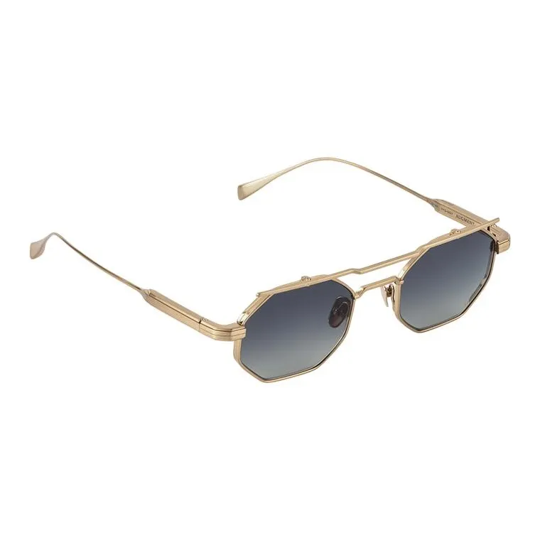 Yohji Yamamoto Titanium Aviator Sunglasses Unisex Multicolor-0